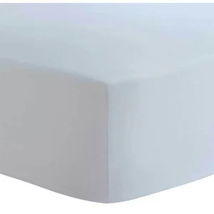 Drap contour pour lit de bébé percale - Bleu