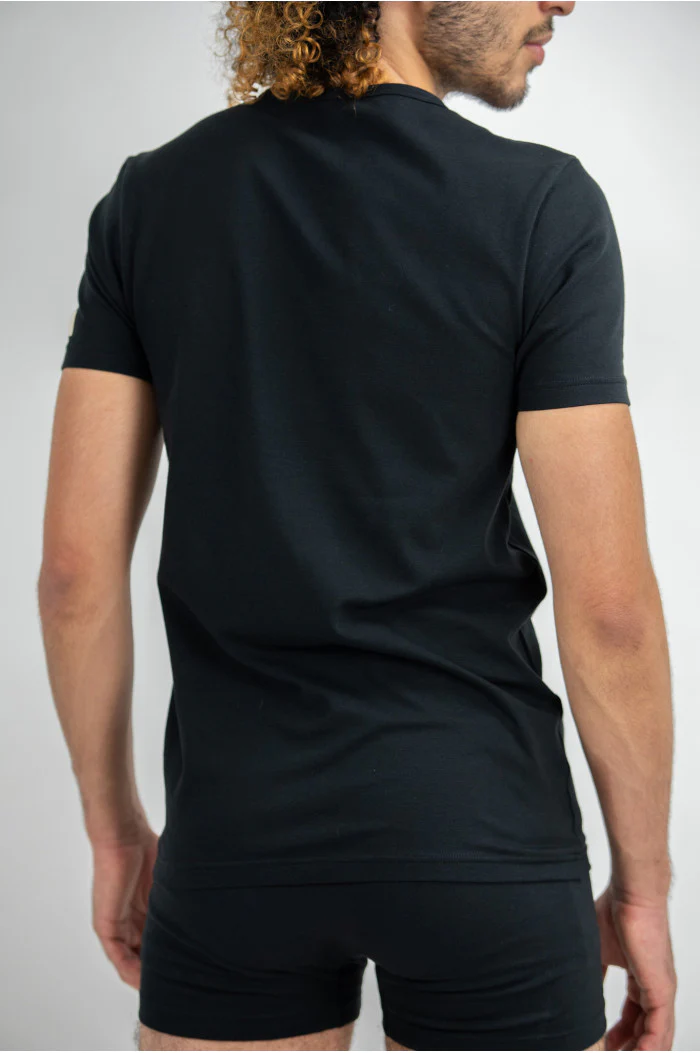 Tee-Shirt Homme coton biologique col V – Image 3