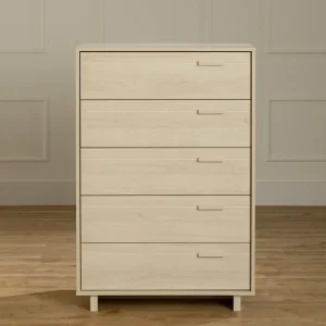 Commode 5 tiroirs Noah - Chêne blanchi