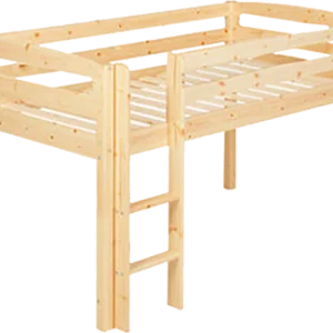 Lit loft 39" demi hauteur naturel Junior Low