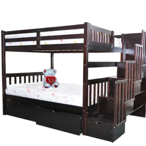 Lits superposés 54"/54" avec escalier Belagio