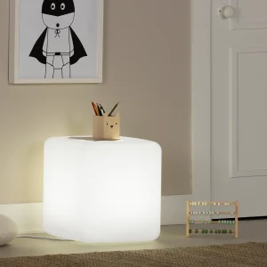 Tabouret lumineux pour enfants Sweedi-Blanc
